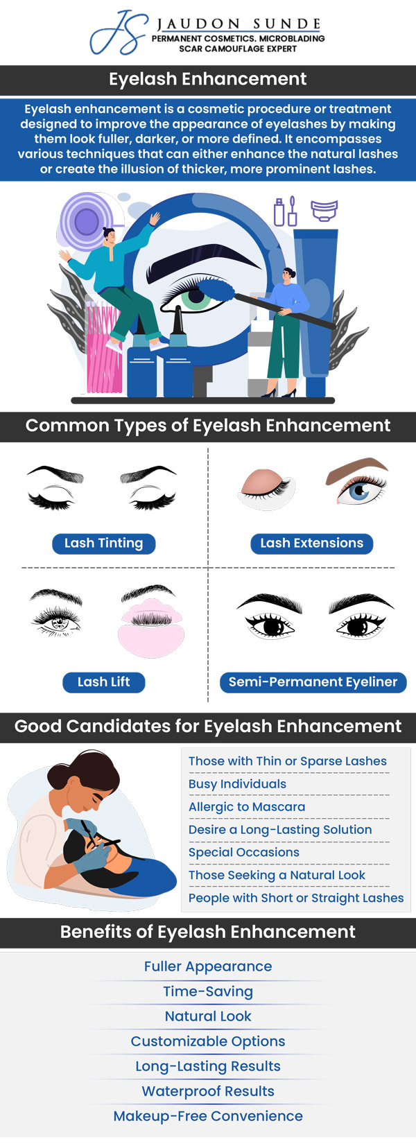 Lash line is a procedure that involves tattooing a thin line of pigment along the lash line to create the appearance of fuller, darker, and more defined lashes. Lash enhancement is offered at Jaudon Sunde Permanent Makeup Clinic in Cleveland, OH. For more information, contact us today or you can book an appointment online at your earliest convenience. We are located at 18820 E. Bagley Rd.#1 Middleburg Heights, Ohio 44130. Lash line is a procedure that involves tattooing a thin line of pigment along the lash line to create the appearance of fuller, darker, and more defined lashes. Lash enhancement is offered at Jaudon Sunde Permanent Makeup Clinic in Cleveland, OH. For more information, contact us today or you can book an appointment online at your earliest convenience. We are located at 18820 E. Bagley Rd.#1 Middleburg Heights, Ohio 44130.