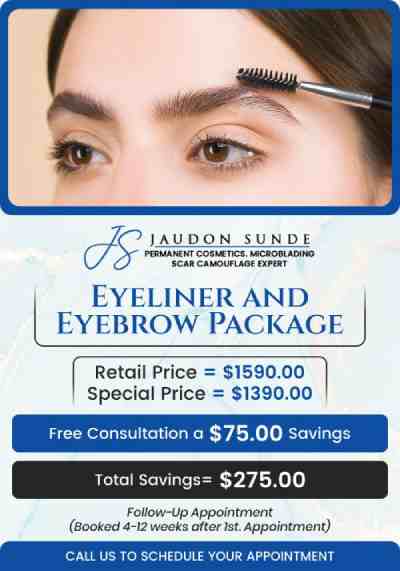 Eyeliner and Eyebrow Package at Jaudon Sunde, Permanent Makeup Clinic Serving Cleveland, Middleburg Heights OH Eyeliner and Eyebrow Package at Jaudon Sunde, Permanent Makeup Clinic Serving Cleveland, Middleburg Heights OH